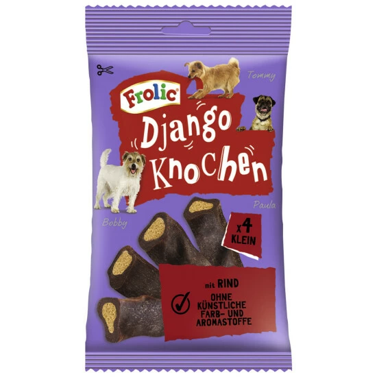 FROLIC Hundesnack »Django«, 142 G, Rind 3 FROLIC Hundesnack »Django«, 142 G, Rind