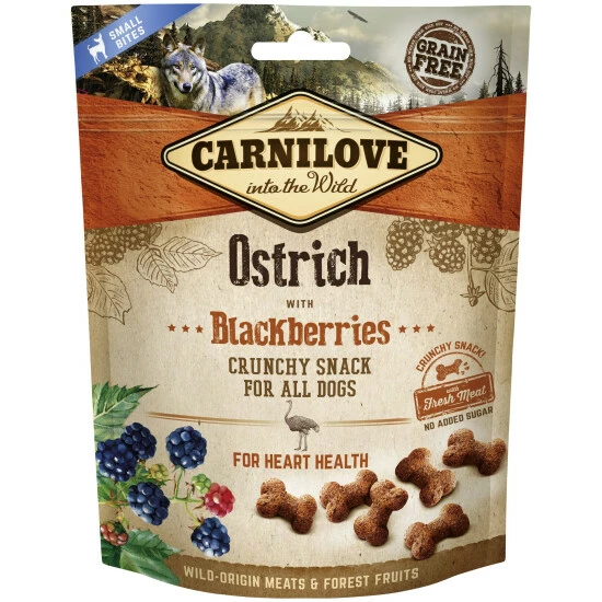 Carnilove Hundesnack »Crunchy Snack«, 200 G, Strauss/Brombeere 3 Carnilove Hundesnack »Crunchy Snack«, 200 G, Strauss/Brombeere
