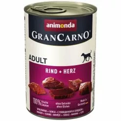 GranCarno® Hunde-Nassfutter »Adult«, Rind/Herz, 400 G