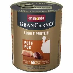 GranCarno® Hunde-Nassfutter »Single Protein«, Pute, 800 G