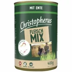 CHRISTOPHERUS Hunde-Nassfutter »Fleischmix«, Ente, 400 G