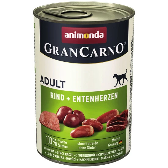 GranCarno® Hunde-Nassfutter »Adult«, Rind/Ente, 400 G 3 GranCarno® Hunde-Nassfutter »Adult«, Rind/Ente, 400 G
