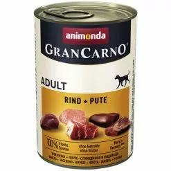 GranCarno® Hunde-Nassfutter »Adult«, Pute/Rind, 400 G