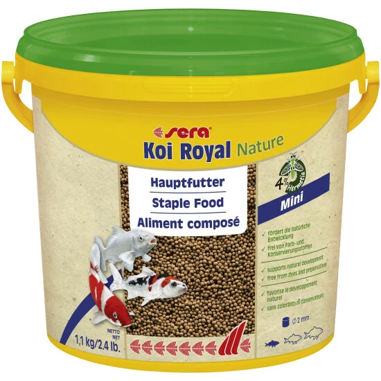Sera Teichfischfutter »Koi Royal Nature Mini«, Pond, 3800 Ml (1100g) 3 Sera Teichfischfutter »Koi Royal Nature Mini«, Pond, 3800 Ml (1100g)