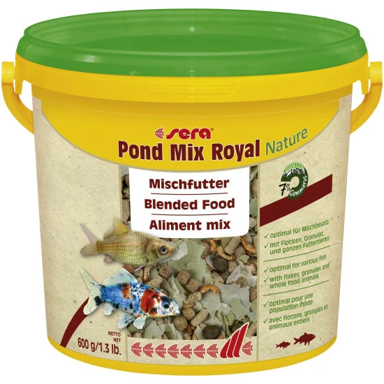 Sera Teichfischfutter »Pond Mix Royal Nature«, Pond, 3800 Ml (600g) 3 Sera Teichfischfutter »Pond Mix Royal Nature«, Pond, 3800 Ml (600g)