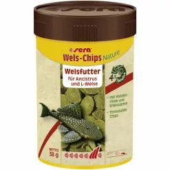 Sera Wels-und Schmerlenfutter »Wels-Chips Nature«, Aqua, 100 Ml (38g)