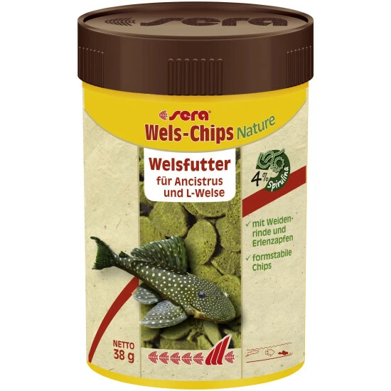 Sera Wels-und Schmerlenfutter »Wels-Chips Nature«, Aqua, 100 Ml (38g) 3 Sera Wels-und Schmerlenfutter »Wels-Chips Nature«, Aqua, 100 Ml (38g)