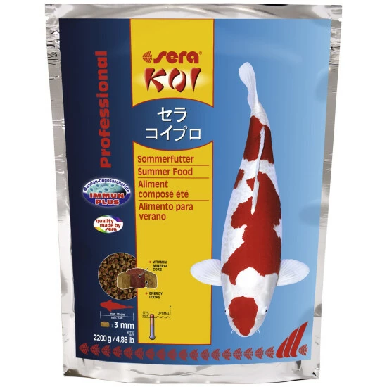 Sera Teichfischfutter »Koi Professional Sommerfutter«, Pond, (2200 G) 3 Sera Teichfischfutter »Koi Professional Sommerfutter«, Pond, (2200 G)