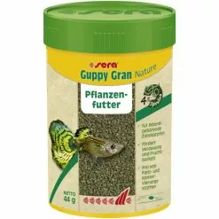 Sera Pflanzenfutter »Guppy Gran Nature«, Aqua, 100 Ml (44g), Geeignet Für Zierfische