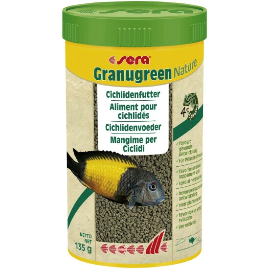 Sera Cichlidenfutter »Granugreen Nature«, Aqua, 250 Ml (135g) 3 Sera Cichlidenfutter »Granugreen Nature«, Aqua, 250 Ml (135g)