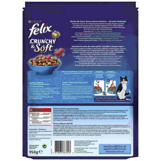 FELIX Katzentrockenfutter, 0,95 Kg 4 FELIX Katzentrockenfutter, 0,95 Kg – Bild 2