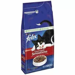 Katzentrockenfutter »Felix Dry Sensations«, Rind, 2 Kg