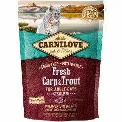 Katzentrockenfutter »Carnilove Cat Fresh«, Karpfen/Fisch, 0,4 Kg