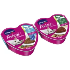 VITAKRAFT Katzen-Nassfutter »Poésie«, 6 Stück, Je 85 G, Herz