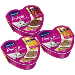 VITAKRAFT Katzen-Nassfutter »Poésie«, 6 Stück, Je 85 G, Herz
