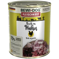 BEWI DOG® Hunde-Nassfutter, 800 G, Huhn