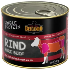 BELCANDO® Hunde-Nassfutter, 200 G, Rind