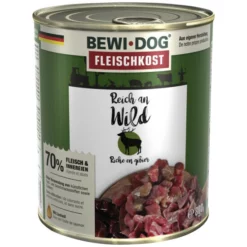 BEWI DOG® Hunde-Nassfutter, 800 G, Wild