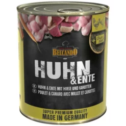 BELCANDO® Hunde-Nassfutter, 800 G, Huhn/Ente