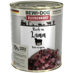 BEWI DOG® Hunde-Nassfutter, 800 G, Lamm