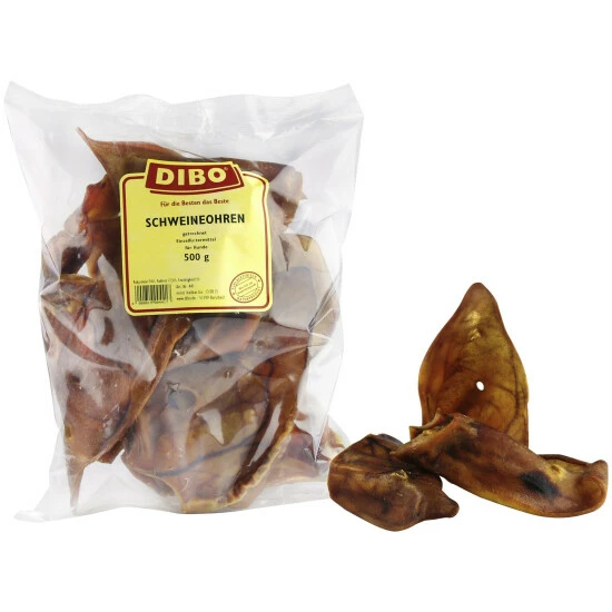 Dibo Schweineohren, 500 G, Schwein 3 Dibo Schweineohren, 500 G, Schwein