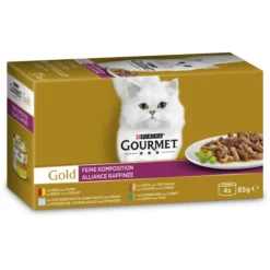 Katzen-Nassfutter, 12 Stück, Je 85 G