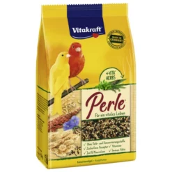 VITAKRAFT Vogelfutter, 1kg, Getreide/Saaten, Für Kanarienvögel