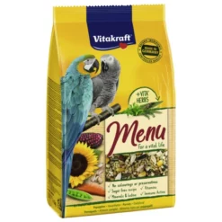 VITAKRAFT Vogelfutter, 1kg, Getreide/Saaten, Für Papageien