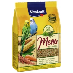 VITAKRAFT Wellensittichfutter, 3kg, Getreide/Saaten, Für Wellensittiche