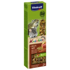 VITAKRAFT Nagerfutter, 120 G, Hirse/Apfel