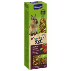 VITAKRAFT Zwergkaninchenfutter, 350 G, Früchte/Gemüse