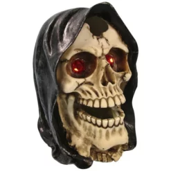 Orbit Aquariendekoration, Totenkopf Mit Tuch, Polyresin, Schwarz|beige