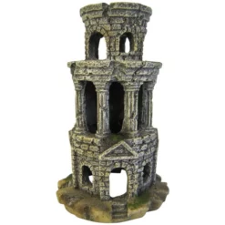 Orbit Aquariendekoration, Turm, Polyresin, Grau