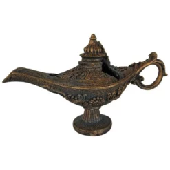 Orbit Aquariendekoration, Aladin Lampe, Polyresin, Blau