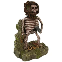 Orbit Aquariendekoration, Gerippe Stehend, Polyresin, Beige|braun