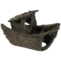 Orbit Aquariendekoration, Schaluppe, Polyresin, Braun