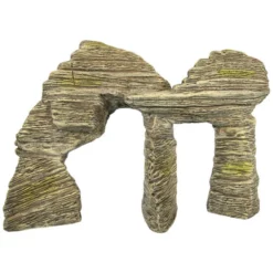 Orbit Aquariendekoration, 3er Felsen, Polyresin, Beige|weiß