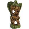 Orbit Aquariendekoration, Tiki-Figur, Polyresin, Grün|beige