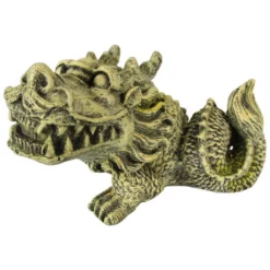 Orbit Aquariendekoration, Drachen Small, Polyresin, Grau|beige