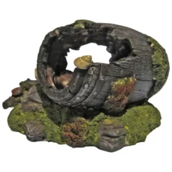 Orbit Aquariendekoration, Fass, Polyresin, Braun