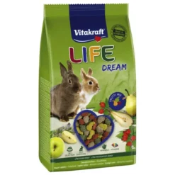 VITAKRAFT Zwergkaninchenfutter »Life Dream«, Obst