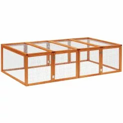 PawHut Freilaufgehege, BxHxT: 100 X 48 X 181 Cm, Tannenholz