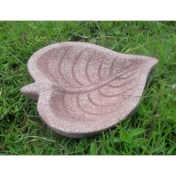 Vogeltränke, Terrazzo, Rot