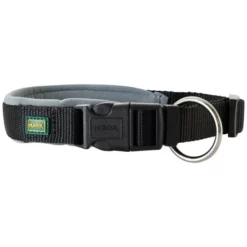 HUNTER Halsung, Gr. S, Schwarz/grau -Günstiges Tierbedarf Geschäft unnamed file 13021