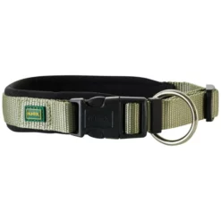 HUNTER Halsung, Gr. XS-S, Olivgrün/schwarz -Günstiges Tierbedarf Geschäft unnamed file 13152