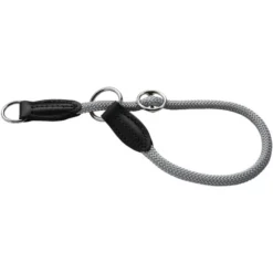 HUNTER Dressurhalsung, Gr. S-M, Grau