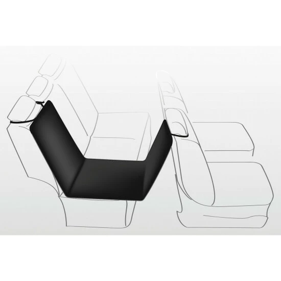 TRIXIE Autoschondecke, Schwarz/beige 4 TRIXIE Autoschondecke, Schwarz/beige – Bild 2