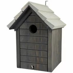 PATKAR Nistkasten Kiefernholz Dunkelgrau