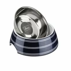 HUNTER Futternapf, Edelstahl, Blau/weiß -Günstiges Tierbedarf Geschäft unnamed file 14330