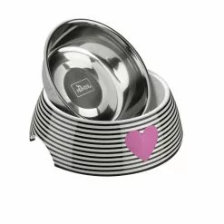 HUNTER Futternapf, Edelstahl, Weiß/schwarz -Günstiges Tierbedarf Geschäft unnamed file 14336